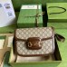 Gucci Horsebit 1955 Small Bag in Black Leather with Chain