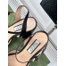 Gucci Horsebit Sandals 95mm in Black Leather
