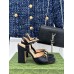 Gucci Horsebit Sandals 95mm in Black Leather