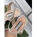 Gucci Horsebit Sandals 95mm in White Leather