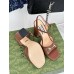 Gucci Horsebit Sandals 95mm in Brown Leather