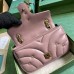 Gucci GG Marmont Small Shoulder Bag in Nude Leather with Double G Studs