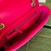 Gucci GG Marmont Small Shoulder Bag in Pink Velvet with Double G Studs