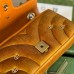Gucci GG Marmont Mini Shoulder Bag in Jaune Velvet with Double G Studs