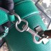 Gucci Dionysus Small Bamboo Top Handle Bag in Green Leather
