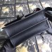 Gucci Dionysus Small Bamboo Top Handle Bag in Black Leather