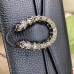Gucci Dionysus Super Mini Bag in Black Grained Leather
