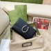 Gucci Dionysus Super Mini Bag in Black Grained Leather
