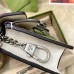 Gucci Dionysus Super Mini Bag in White Grained Leather