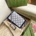Gucci Dionysus Super Mini Bag in Blue GG Supreme Canvas