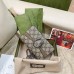 Gucci Dionysus Super Mini Bag in GG Canvas with Taupe Suede