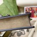 Gucci Dionysus Super Mini Bag in GG Canvas with Taupe Suede