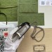 Gucci Dionysus Super Mini Bag in Silver Metallic Leather