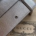Gucci Dionysus Super Mini Bag in Silver Metallic Leather