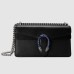 Gucci Dionysus Small rectangular Bag in Black Leather
