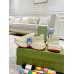 Gucci Mens Doraemon x Gucci Rhyton Sneakers in White Leather