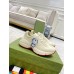 Gucci Mens Doraemon x Gucci Rhyton Sneakers in White Leather
