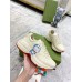 Gucci Mens Doraemon x Gucci Rhyton Sneakers in White Leather