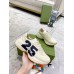 Gucci Mens Rhyton Sneakers in White Leather with 25 Print