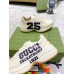 Gucci Mens Rhyton Sneakers in White Leather with 25 Print