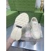Gucci Mens Rhyton Sneakers in White Leather with Tiger Print