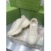 Gucci Mens Rhyton Sneakers in White Leather with Tiger Print