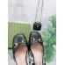 Gucci Horsebit Slingback Pumps 55mm in Black Leather