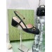 Gucci Horsebit Slingback Pumps 55mm in Black Leather