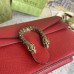 Gucci Dionysus Small rectangular Bag in Red Leather