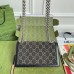 Gucci Dionysus Small rectangular Bag in Black GG Denim