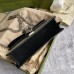 Gucci Dionysus Small Rectangular Bag in GG Canvas with Black Suede