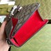 Gucci Dionysus Small Rectangular Bag in GG Canvas with Red Suede