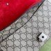 Gucci Dionysus Small Rectangular Bag in GG Canvas with Red Suede