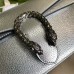 Gucci Dionysus Small Rectangular Bag in Silver Metallic Leather
