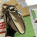 Gucci Dionysus Small Shoulder Bag with Chain in White GG Canvas