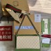 Gucci Dionysus Small Shoulder Bag with Chain in White GG Canvas