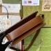 Gucci Horsebit 1955 Shoulder Bag in Brown Calfskin