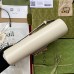 Gucci Horsebit 1955 Shoulder Bag in White Calfskin