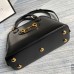 Gucci Horsebit 1955 Small Top Handle Bag in Black Calfskin