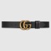 Gucci GG Marmont Reversible Belt 38MM in Black/Brown Leather