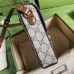 Gucci Horsebit 1955 Mini Bag in GG Canvas with Brown Leather