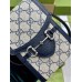 Gucci Horsebit 1955 Mini Bag in Blue GG Supreme Canvas