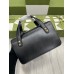 Gucci Horsebit 1955 Small Top Handle Bag in Black Leather