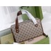Gucci Horsebit 1955 Small Top Handle Bag in Beige GG Canvas