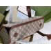 Gucci Horsebit 1955 Small Top Handle Bag in Beige GG Canvas