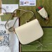 Gucci Horsebit 1955 Mini Bag in White Leather