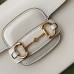 Gucci Horsebit 1955 Mini Bag in White Leather