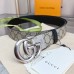 Gucci GG Marmont Reversible Belt 38MM in Beige GG Canvas