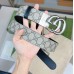 Gucci GG Marmont Reversible Belt 38MM in Beige GG Canvas