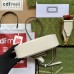 Gucci Horsebit 1955 Mini Bag in White GG Supreme Canvas